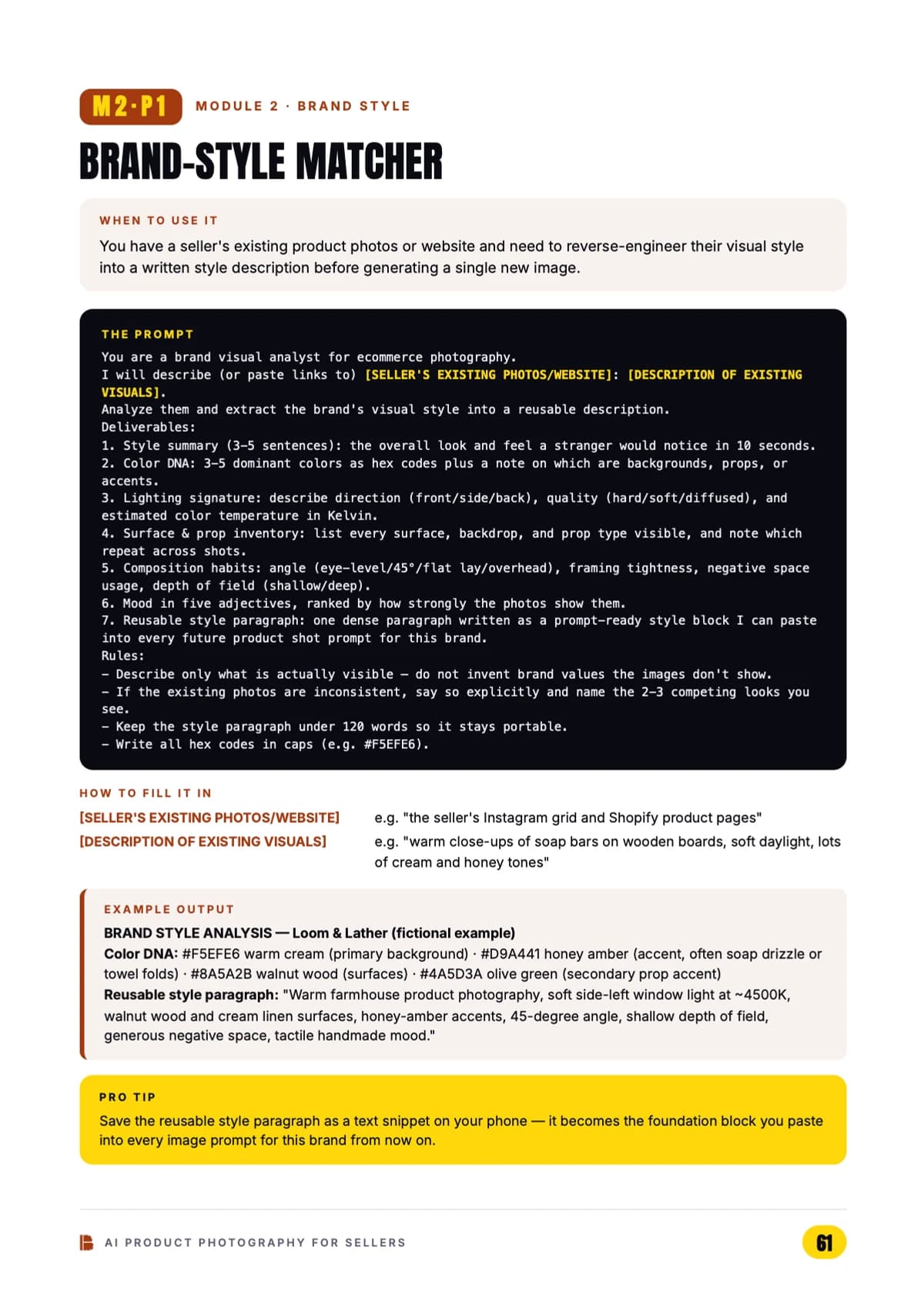 Brand-style matching — Module 2