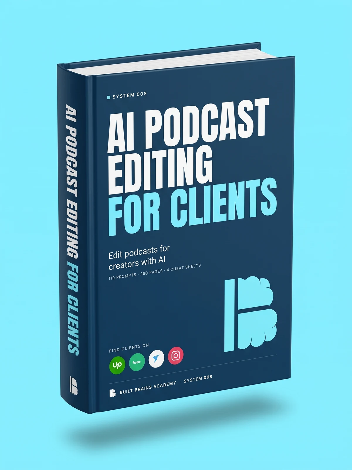 AI Podcast Editing for Clients — book cover